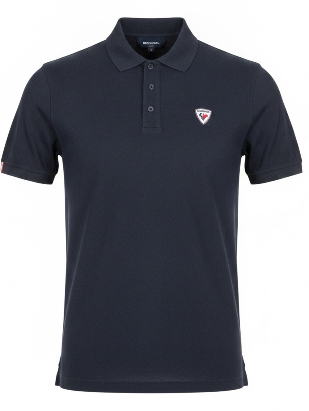Rossignol Navy Short-Sleeve Polo with Chest Emblem